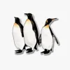Watercolor King Penguin sticker for car