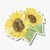 Sunflower Vinyl Sticker on Laptop
