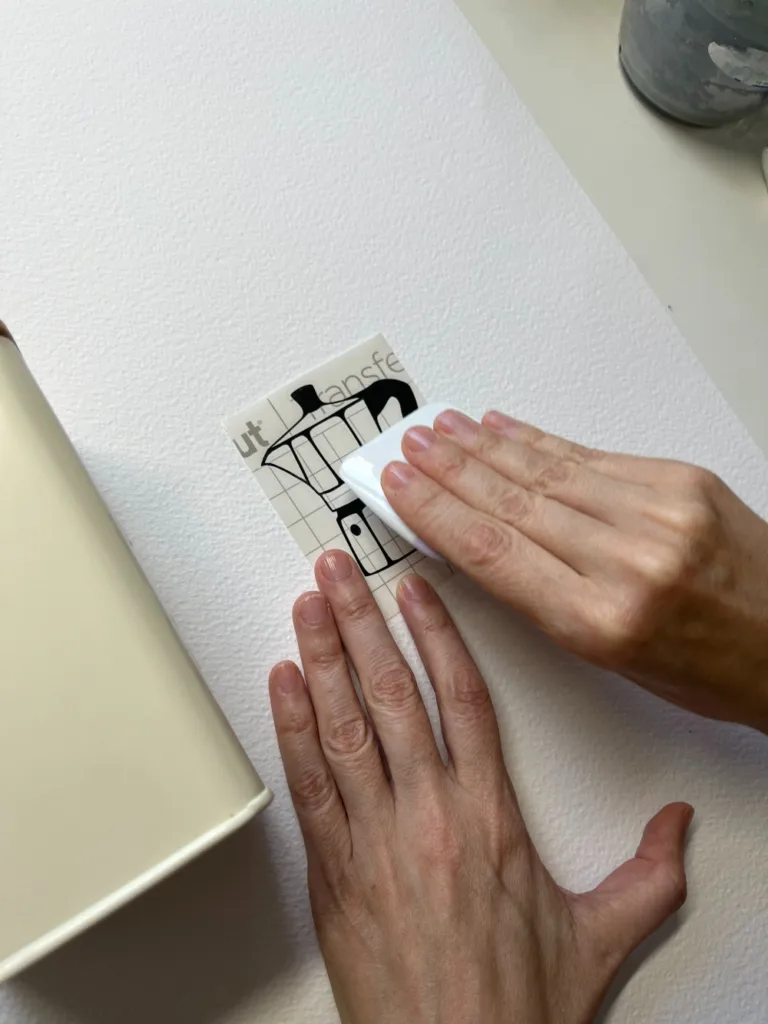 Prepare the decal. How to apply vinyl decal on a car and other surface