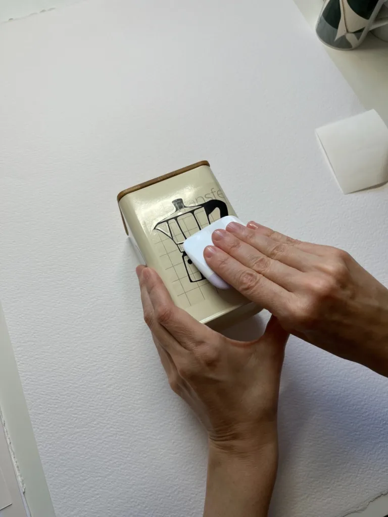 Press down firmly. How to aplly vinyl decal