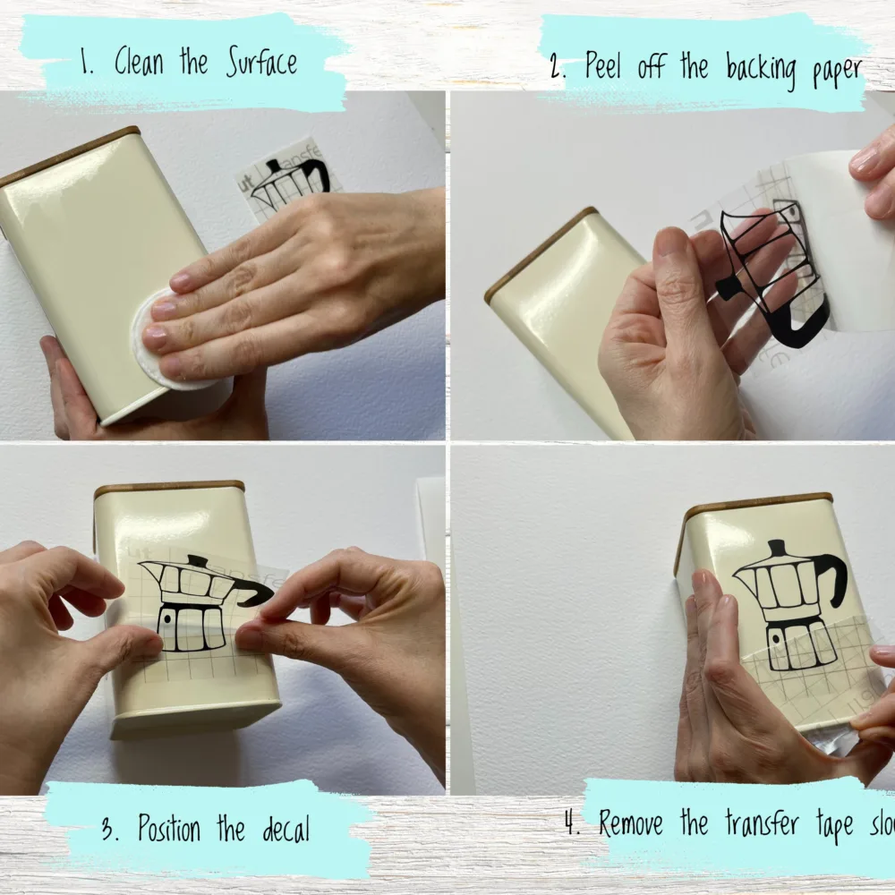 How to apply vinyl decal